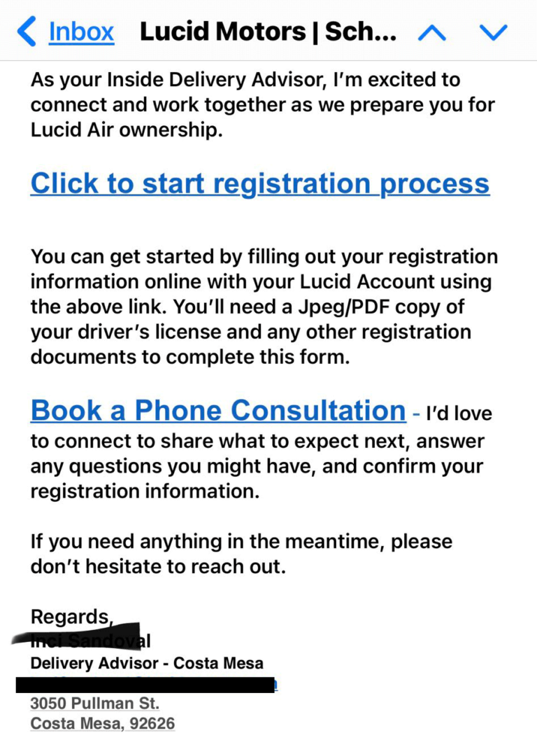 Lucid Motors Now Automating Registration Collection Process - Lucid ...